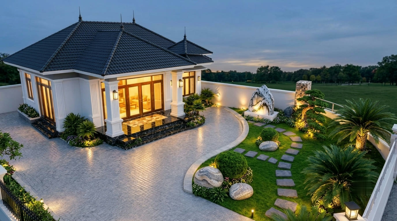 Nhà và sân vườn